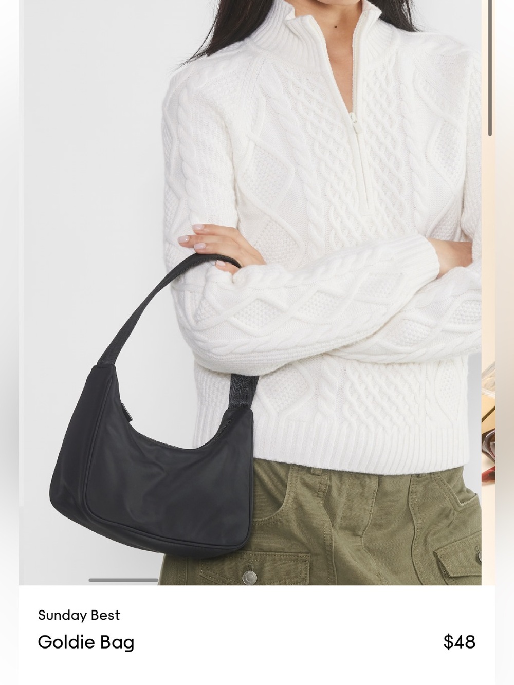 Sunday Best Goldie Bag - Black